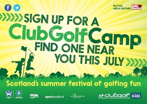ClubGolf Junior camp ClubGolf Camps returned this July to Monifieth Golf Links and it was