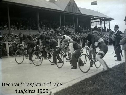 The original velodrome was opened on Easter Monday in 1900 and became a mecca for cycling competitions