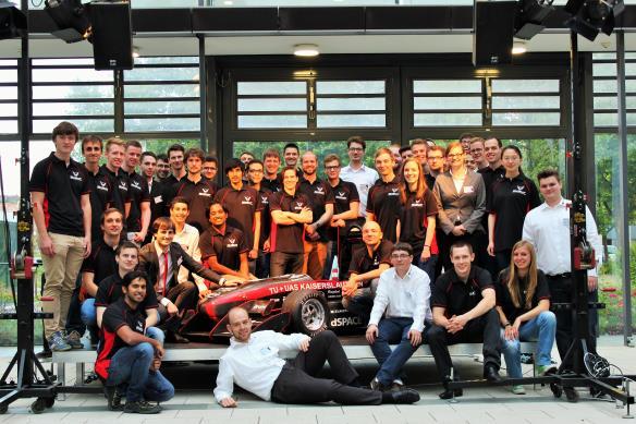 What is the Formula Student Germany competition? Students build a single seat formula racecar with which they can compete against teams from all over the world.