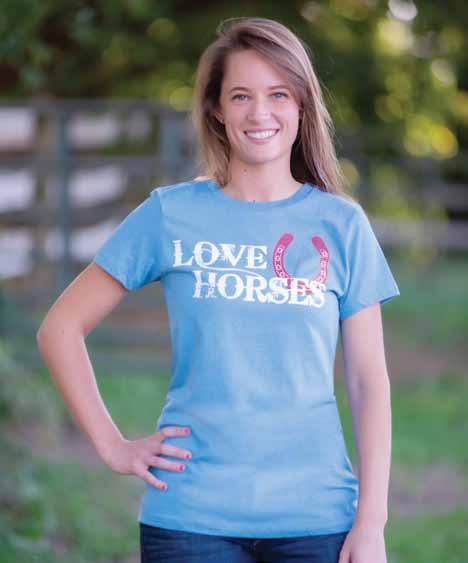 LOVE HORSES TEE This tee is sure to become a favorite.