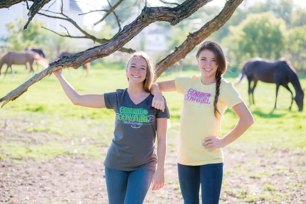 with the words Love Horses. Love Horses is available in crew neck.