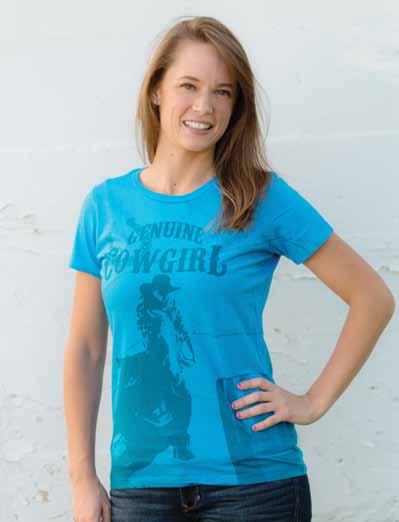 WILDHORSE TEE A perennial favorite, this V-neck tee features a Wildhorse design in