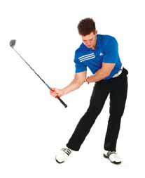 back to target When you reach the top of the swing with 90 of shoulder turn, feel that your back faces the target. Poor shoulder alignment and tilt at address limits the amount of turn you can create.