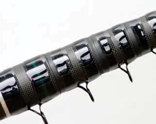 Designed and effected in carbon fiber with Nanolith technology and design of the layup specific for trout.
