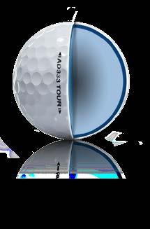 The AD333 TOUR is a premium, lowercompression golf ball with a urethane cover designed especially for golfers with moderate swing speeds that demand the performance and feel of a tour ball.
