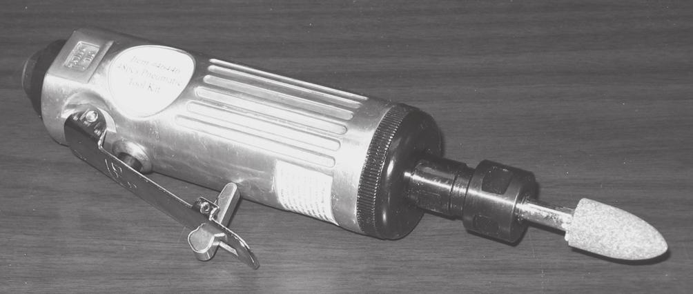 1/4 Air Die Grinder OPERATION NOTE: Part numbers in this section refer to the Parts List on page 14 and the Assembly Drawing on page 15.