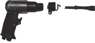 Cylinder (14D) Retainer Spring (15D) Trigger (16D) Chisel Regulator (4D) Air Inlet (9D) NOTE: Your Air Hammer features an Air Regulator (4D), allowing you to vary the amount of air pressure to the