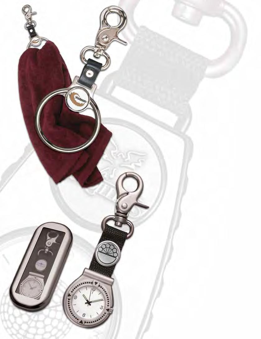1705C Towel not included 1705C Towel Ring Our nickel finish towel ring includes a swivel clip ring for attachment to golf bag. The insert is permanently attached for security.