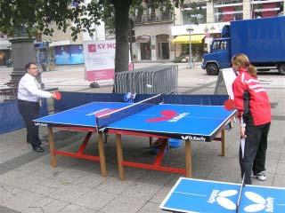 09 Butterfly inside Table tennis, a healthy sport In 2003 the German national health organization (KV) launched a successful campaign in cooperation with the German Table Tennis Association (DTTB)