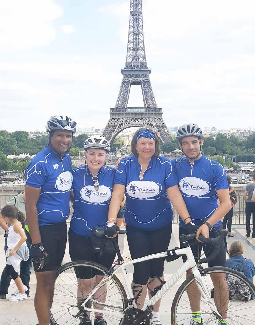 Tour de France 2018 London to Paris In partnership with 25 29 July 2018 Join Team Mind for the ride of your life - 4 days to cycle 300 miles across England