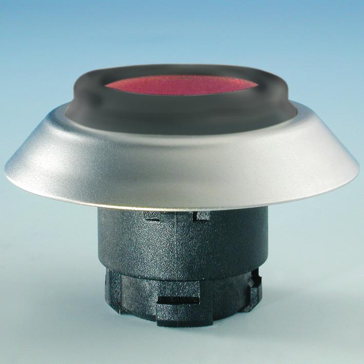 .. (voltage supply with Ba9S socket for commercially available LEDs, refer to accessories on page 59) Protective collar against unintentional actuation: refer to page 58 7 10 11 Front plate