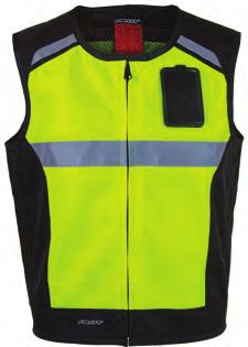 The Vanguard Air vest gives you the power to determine when it's necessary to be seen, and when you might