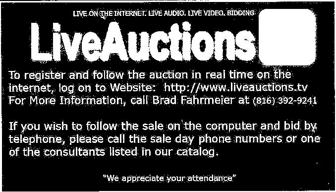This year we have moved the sale day to Sunday, enabling more folks to attend the sale or bid online with LiveAuctions.TV, and we have videos of all the bulls on our website.