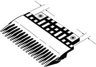 : Combs Combs for New York Code Retrofit ONLY Part No. Escalator Type Comb Width Description Notch AAA453AF1 32 & 48 R 6 in.