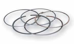 PISTON RINGS Special rings with high sliding ease and very high mechanical resistance.