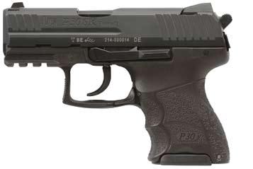 p30sk (SUBCOMPACT) 9 mm x 19 P30SK models have multiple safety features, including a firing pin block, disconnector, and drop safety.