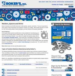 available by accessing our website at com. This valuable resource makes finding the right size washer or spacer faster and easier than ever.