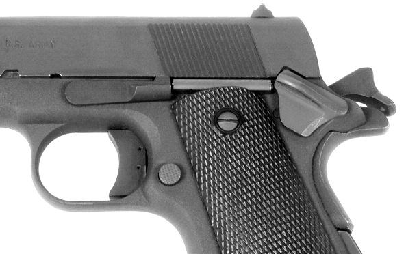 SAFETY FEATURES Auto-Ordnance Model 1911 semi-automatic pistols incorporate several positive safety devices which, if properly employed, reduces the danger of accidental discharge.
