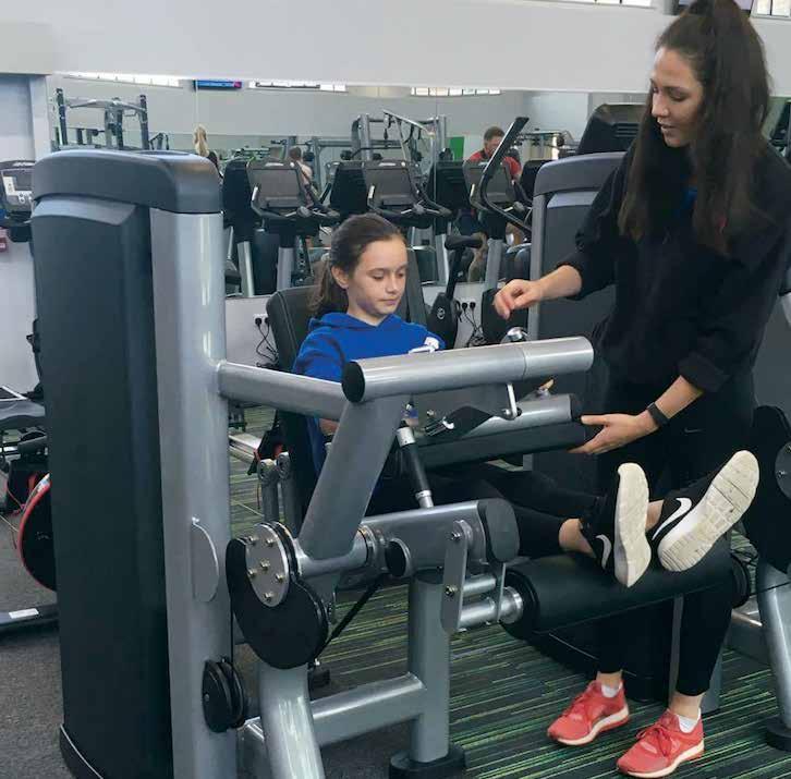 JUNIORS IN THE GYM Gym access available across sites for those age 14 years+ FitFamilies Gym & Classes FUN AND INCLUSIVE SESSIONS FOR THE WHOLE FAMILY AGED 12 YEARS + WITH A PARENT OR CARER