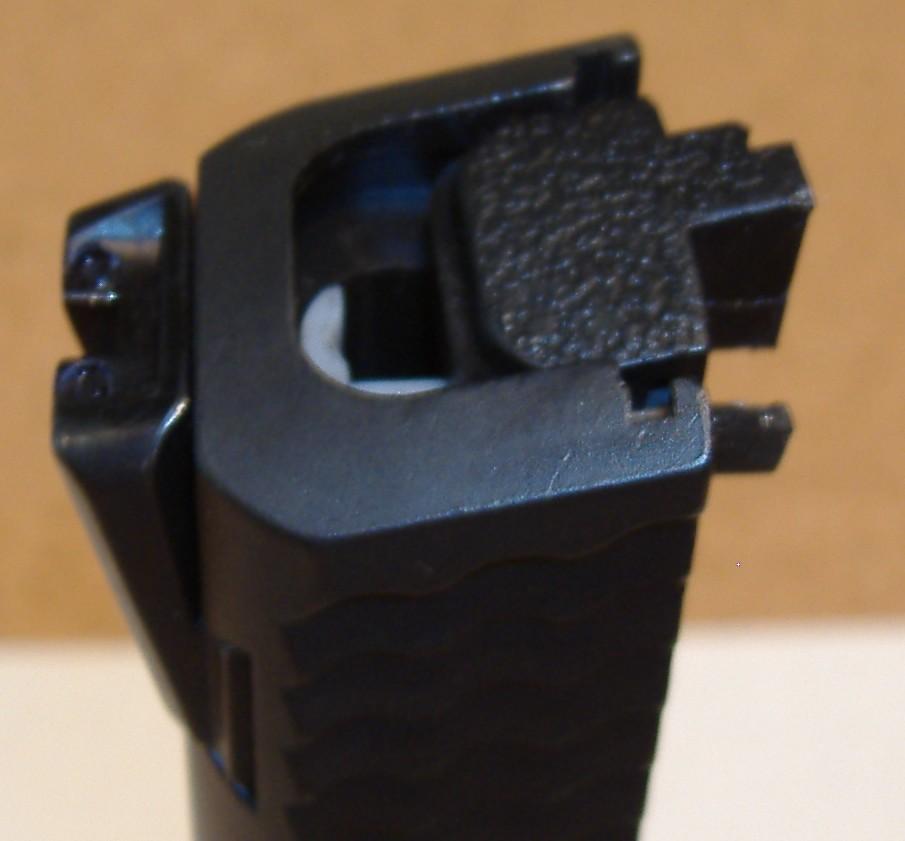 Striker modification for reduced trigger weight Once