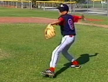 Dry Run Pitching Drill (continued) 5 Phase 3: Separation and Stride After the stride leg reaches its highest point of elevation, the pitcher will separate his hands in a thumbs down position, while