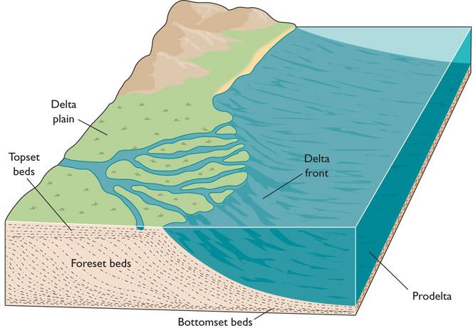 A Delta Is an Accumulation of Sediment Deposited at the Mouth of a River as it Flows into a Standing Body of Water Deltas were named after the Greek letter delta Δ.