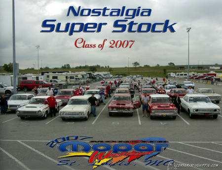 The concept of Nostalgia Super Stock is to have a class of racing that fairly represents the Super Stock racing in the Heyday of drag racing 1959-1969.