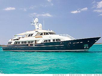 CNNMoney.com 8.16.10 Toys of the ultra rich: what they cost Mega Yacht Purchase price: $6,750,000 Yearly operating costs: $1.025 million This 127-foot used mega yacht can be picked up for $6.