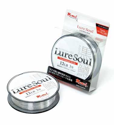 Kuromasu A new product from the LureSoul brand dedicated to lure fishing. The extra-strong, extra-abrasion-resistant MIJ nylon enables anglers to cast into complex structures and tackling big prey.