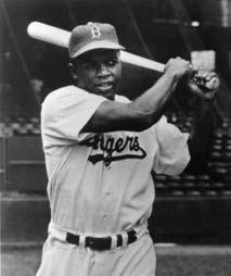 Branch Rickey, the general manager of the Brooklyn Dodgers, convinced Jackie to be the first player to join an all-white major league baseball team.