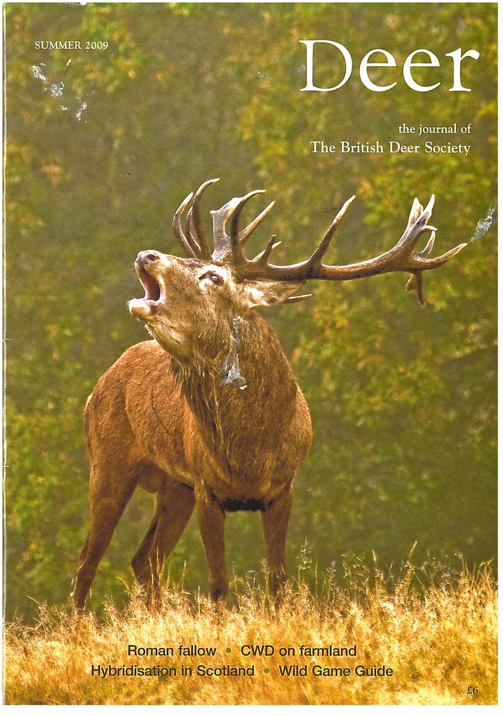 the journal of The British Deer Society Roman fallow CWD
