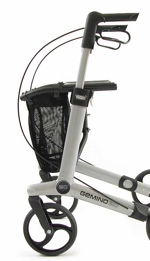 GEMINO 20 GREAT FUNCTIONALITY AT AN ATTRACTIVE PRICE Are you looking for a high-quality rollator that offers great value for money?