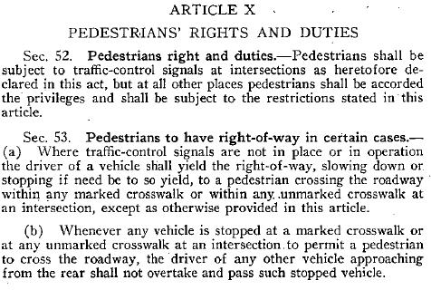 MN Pedestrian Crossing Statute Commonly