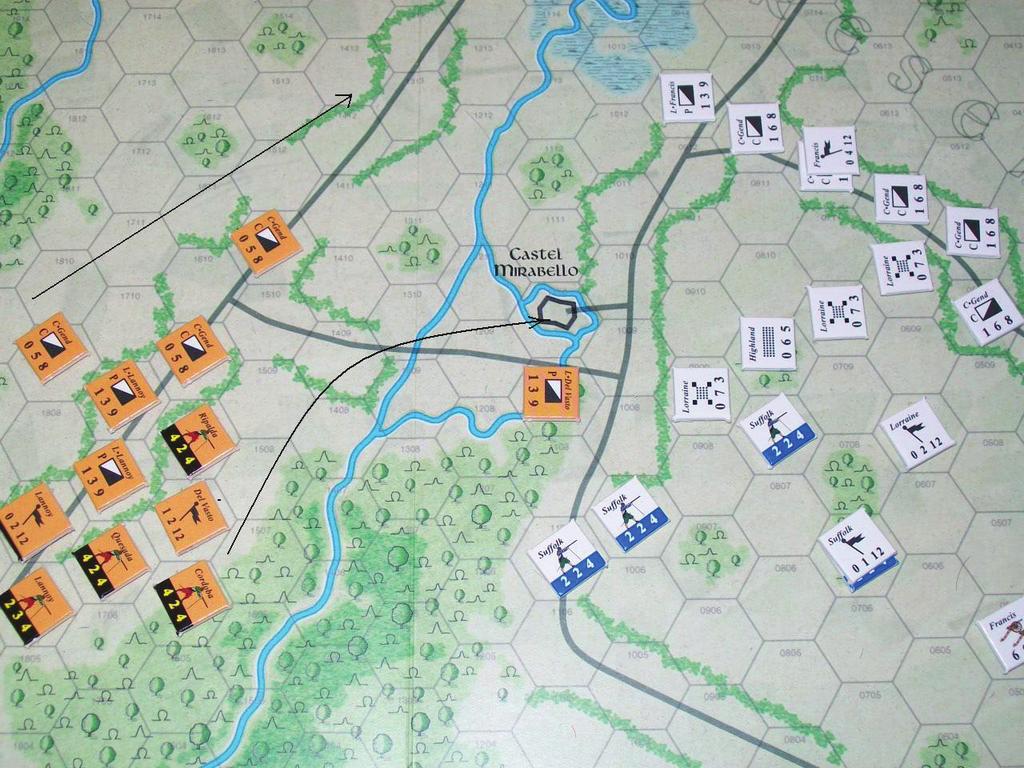 Pavia: Climax of the Italian Wars Turn Two: 7:00 am The field has cleared of the fog and mist. This will remain the case for the rest of the game.