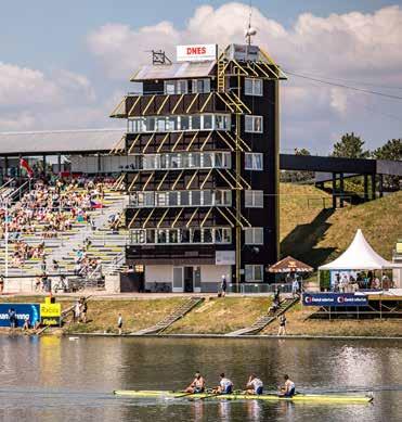 The venue Technical parameters of regatta course total length of the artificial water channel is 2,350 m total width is 130 m depth of the channel is about 3.