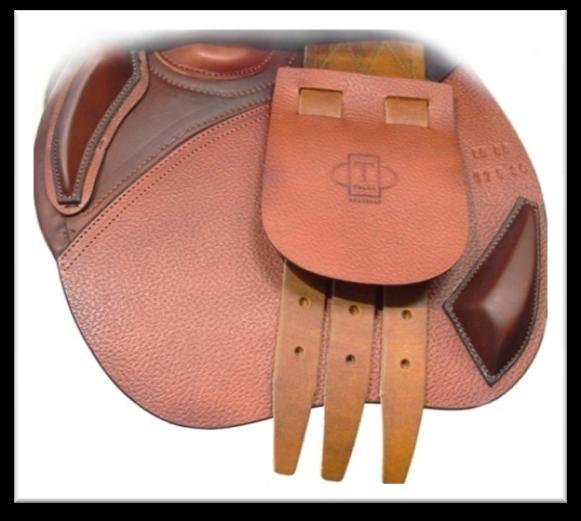 Jumping saddle CONTACT (Lined calf) Traditional hand crafted 100% Hand Made In Belgium woodentree saddles.