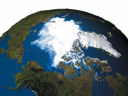 Projected Loss of Sea Ice // Northward shift of