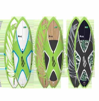 Exocet Fish 7 11 & 8 2 AST Wood Carbon Shock carving... These are the smallest SUP wave boards in the line, available in Bamboo or carbon construction.