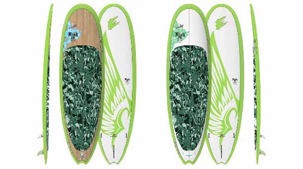 Exocet Fish NR 9 6 Wood AST The new Fish Nose Rider combines 2 styles of SUP surfing in one board.