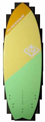 Progressive Surfboards Fish 6 4 Wide Width 24.6 Nose 17.7 Tail 19.