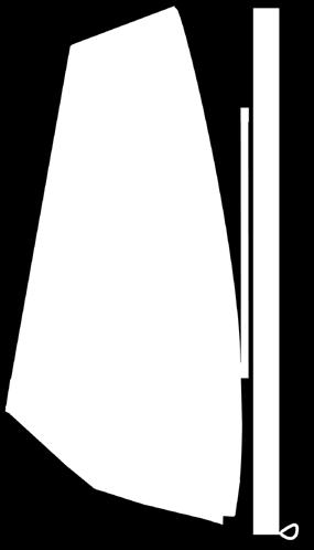 With its vertical battens, this sail offers the convenience of keeping the sail on the mast but still maintains a modern outline with a fat head and increased area below the boom.