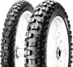 8 MT 21 RALLYCROSS Turn off the road and go cross-country High stability and cornering precision thanks to the carcass stiffness Tread pattern optimised for use on dirt and gravel roads,