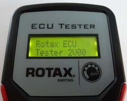 The ECU tester must indicate the following results: Junior Max: