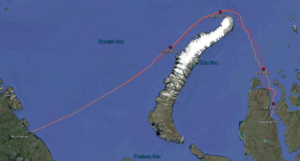 Ice trials of Icebreaker Baltika,