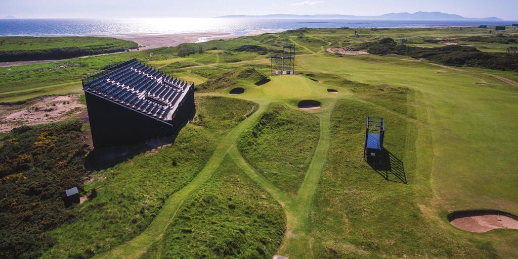 ROYAL TROON THE POSTAGE STAMP The shortest hole in championship golf, at just 123 yards, has