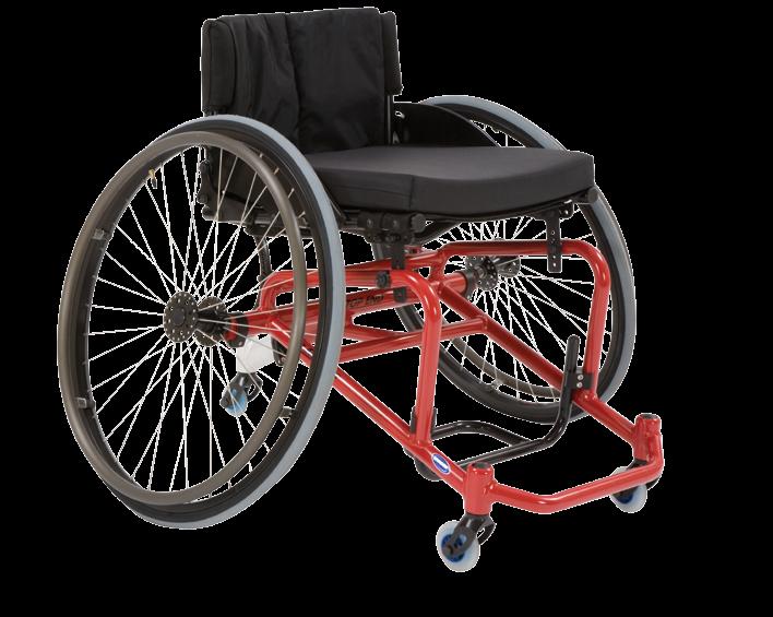 Pro-2 All Sport Wheelchair welded bumper/recessed footrest 2.