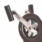 Invacare Top End Excelerator Features Carbon steel frame and fork Adjustable seat: forwards