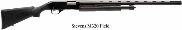 320 FIELD GRADE Bottom Load, Right Eject // Dual Slide-Bars // Rotary Bolt // Vent Rib with Bead Sight Synthetic Stock // Blued Barrel // 12 GA & 20 GA ALSO AVAILABLE IN: 320 FIELD GRADE, COMPACT 320