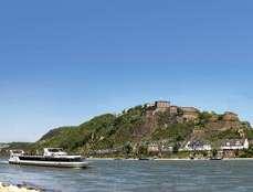 Day 5: Bingen Koblenz 63 km The romantic Middle Rhine valley is one of the highlights of the trip. You reach Bacharach and pass the legendary Loreley.