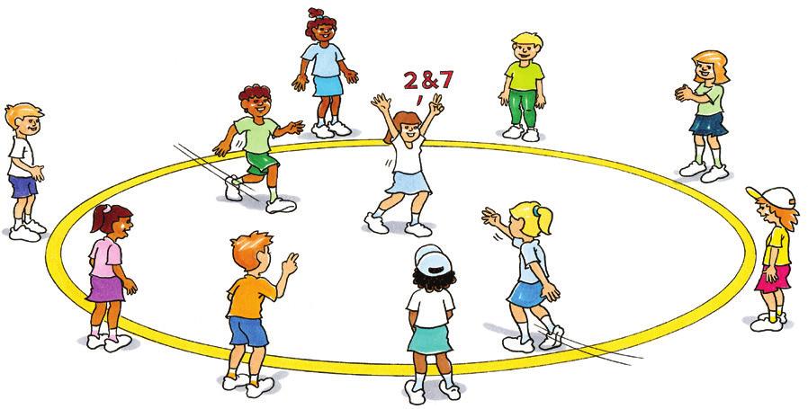 RUN Number Exchange To develop running and changing direction skills in a confined space. As a group. Stand ten players in a circle and number them 1 to 10.